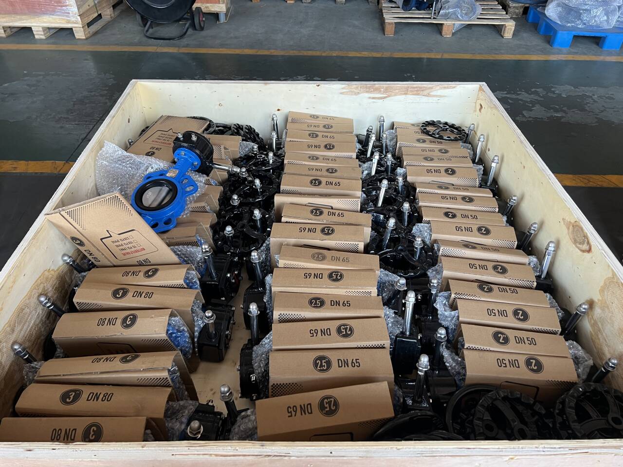 A Zhongguan Valve -ból származó termékcsomagot sikeresen exportálták a tengerentúlon!